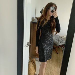 🧈 Buttery Soft Shift Dress w/ Sequin Front